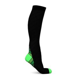 Sports Fitness Camouflage Gradient Football Socks Elastic Socks (Option: Green-S  M-A pair)