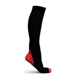 Sports Fitness Camouflage Gradient Football Socks Elastic Socks (Option: Red-S  M-A pair)