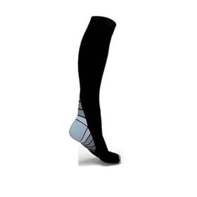 Sports Fitness Camouflage Gradient Football Socks Elastic Socks (Option: Grey-S  M-A pair)