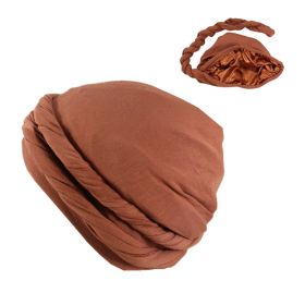 Men's Fashionable New Headband Hat (Option: Caramel-M)