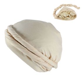 Men's Fashionable New Headband Hat (Option: Beige-M)